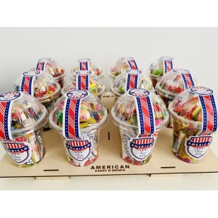 American Candy Pick ‘N’ Mix Cup 200g 12 Cup